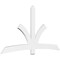 Ekena Millwork Davenport Architectural Grade PVC Gable Bracket, 96"W x 52"H x 2"D x 6"F, 13/12 Pitch GBP096X52X0206DAV00 - alternate 1